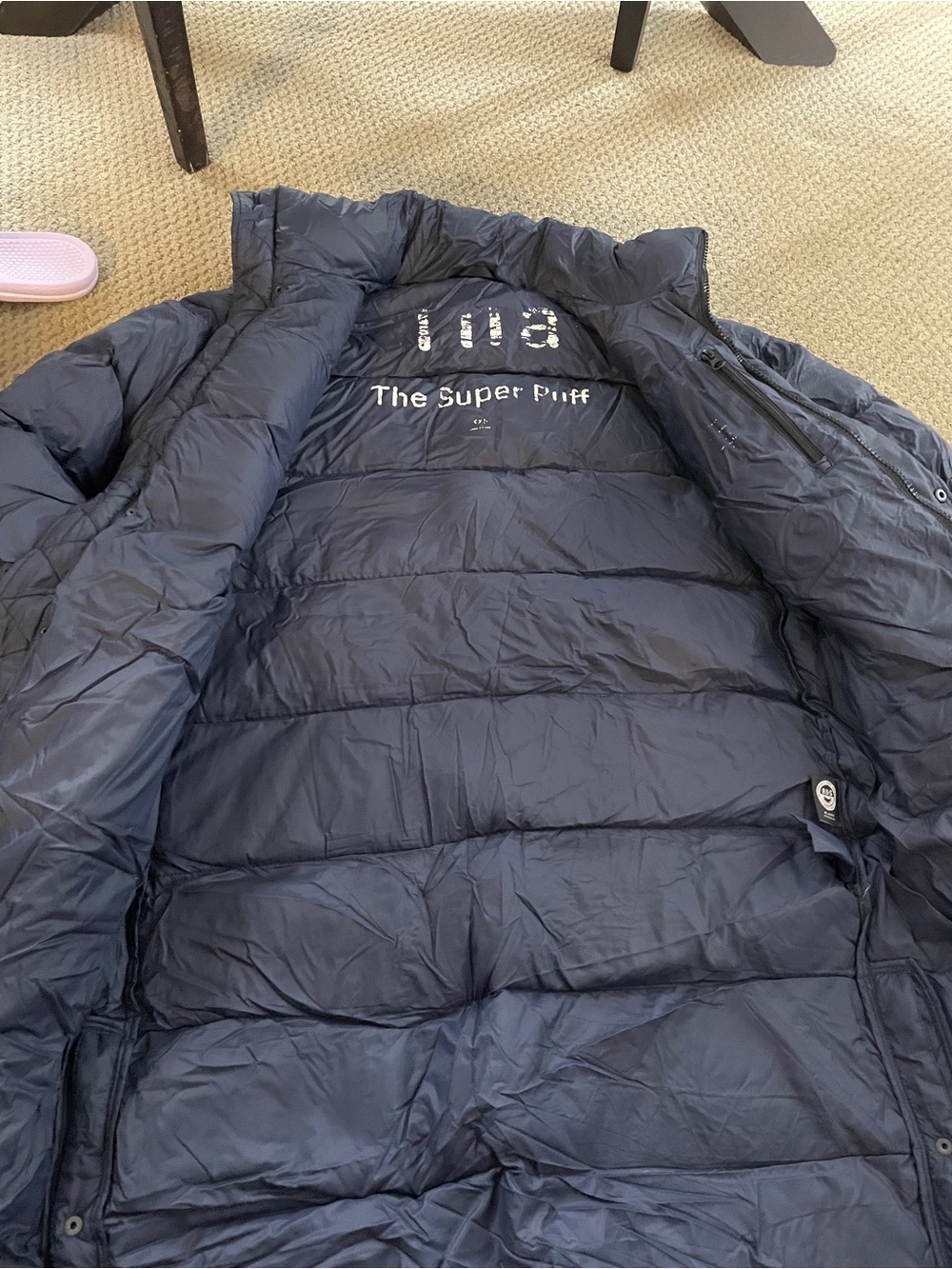 Aritzia TNA navy super puff size XXS - Picture 2 of 4